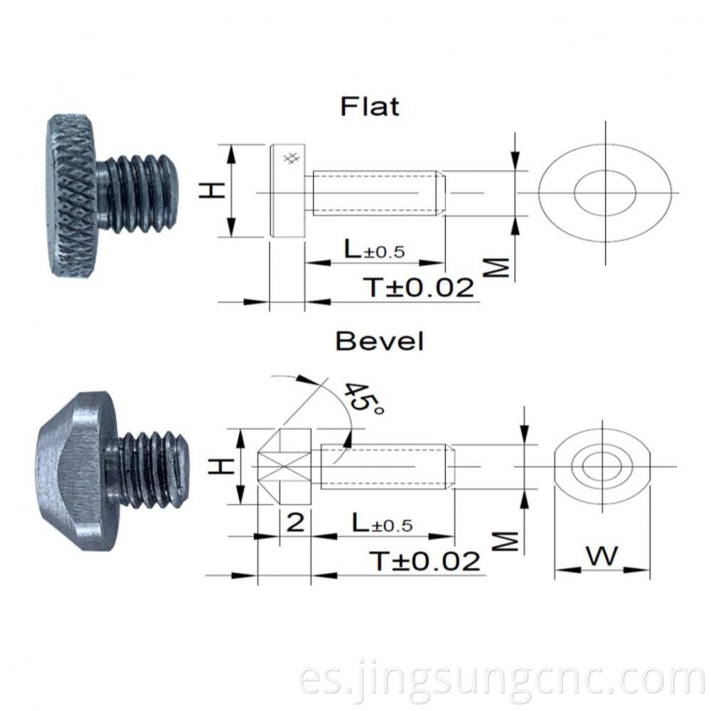 Height Adjusting Height Adjusting Pins